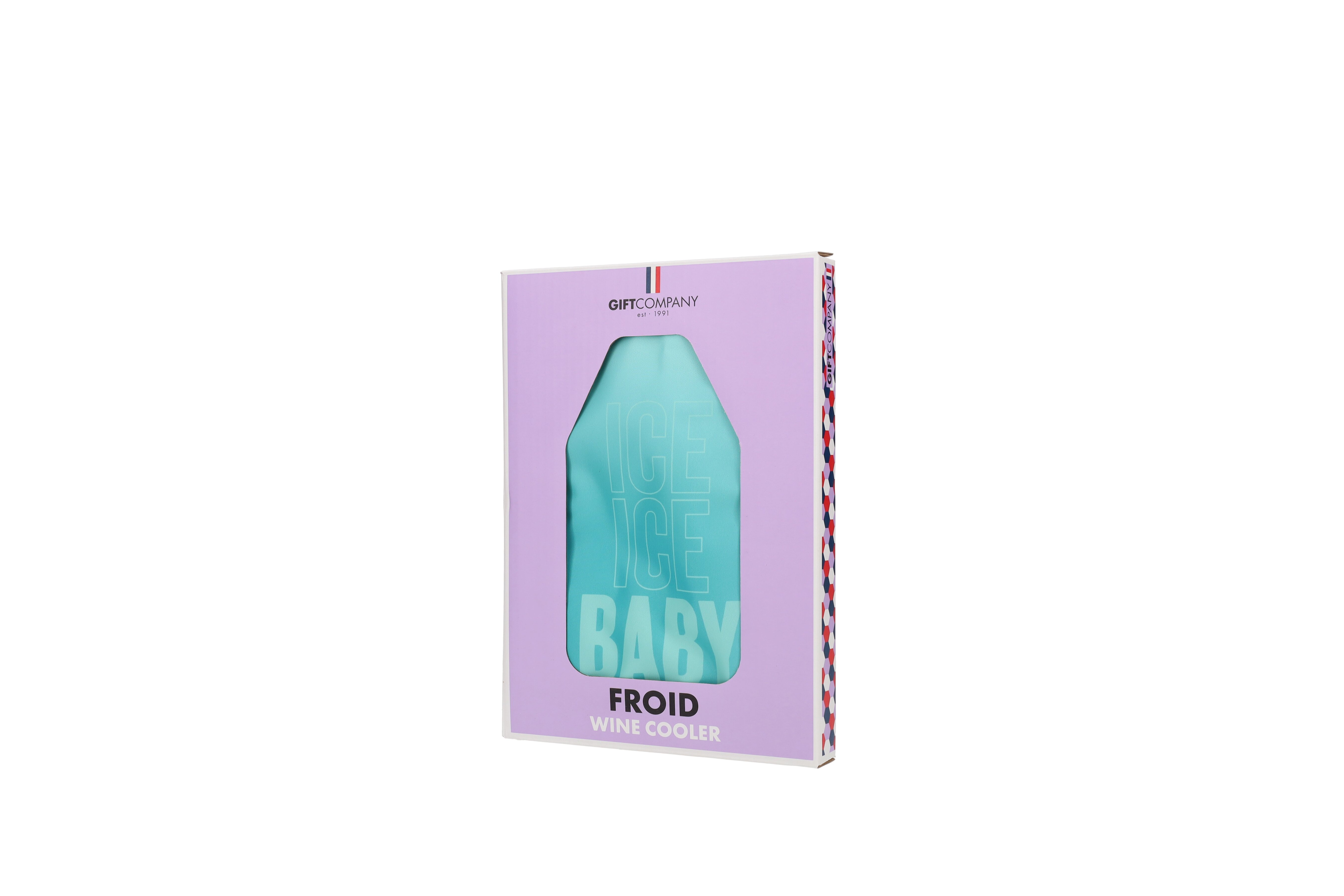 Froid, cooling sleeve, motive: Ice Ice Baby, blue