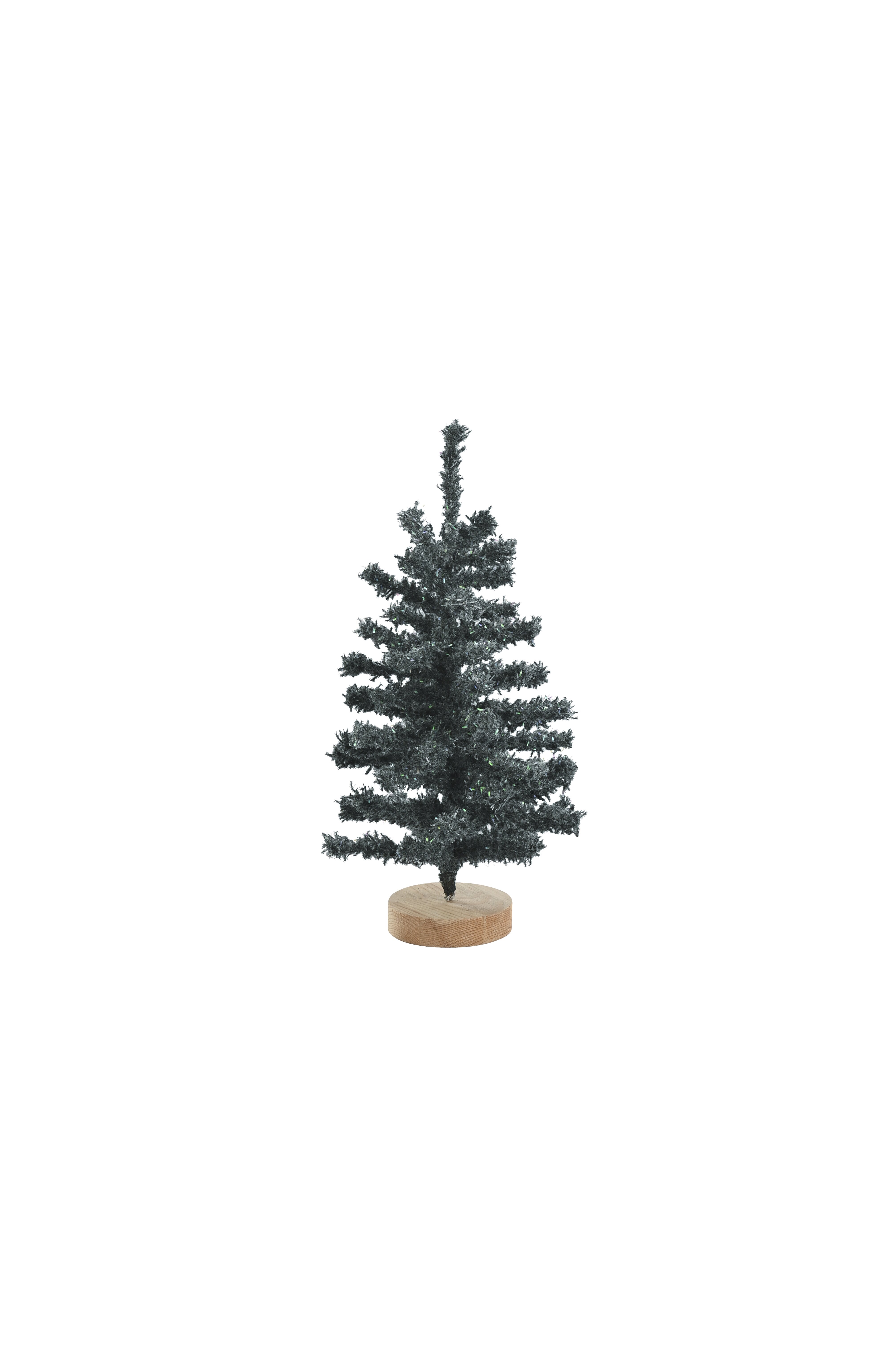 Silva, Deko-Weihnachtsbaum, beflockt, H30cm, grau