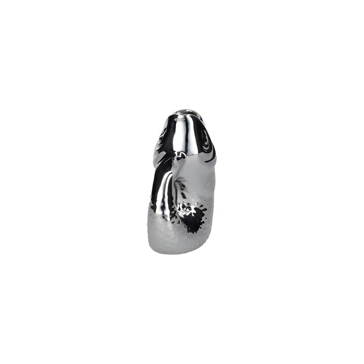 Monsieur Carafon, Fisch, Vase, XS, silber, 0,2 Liter