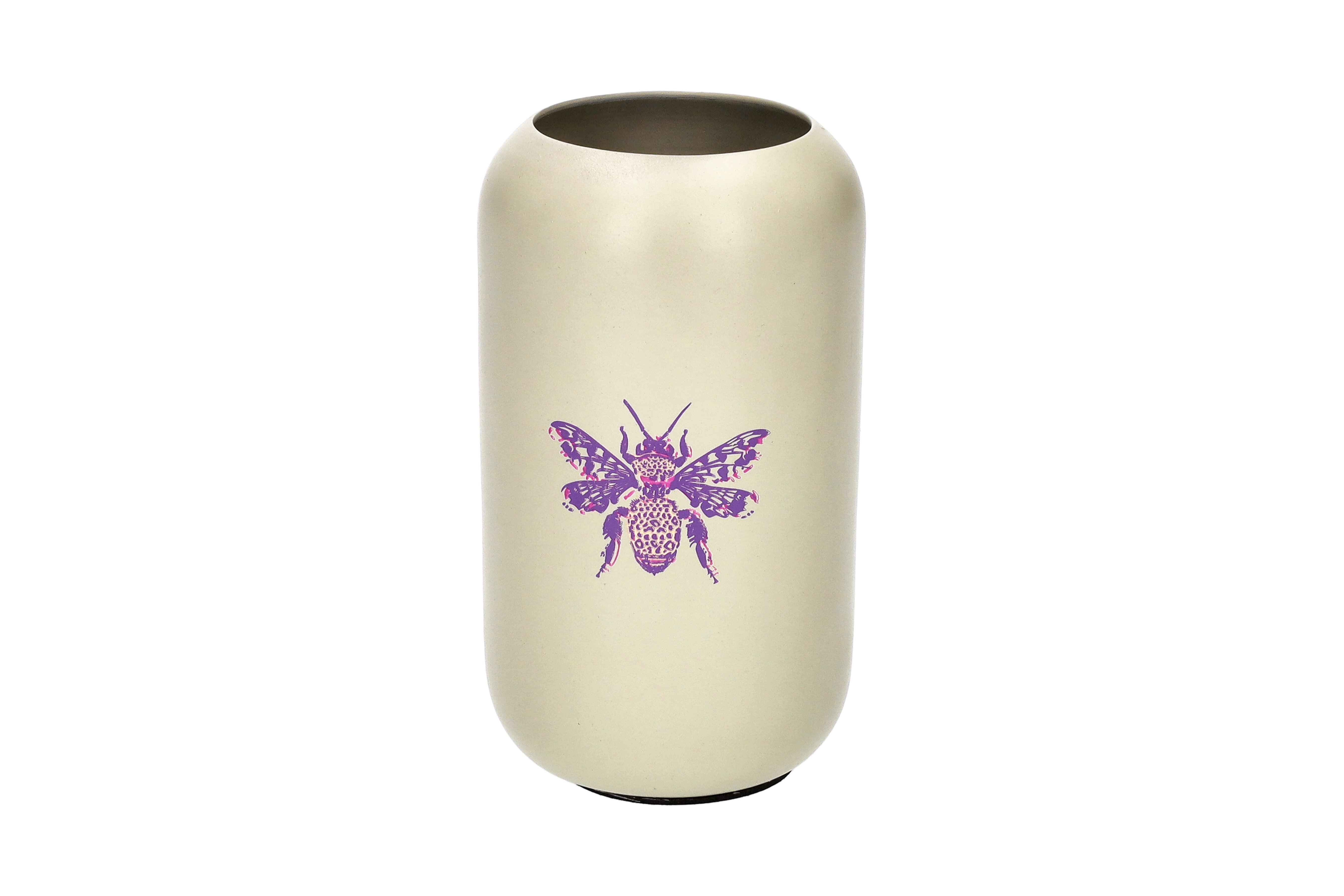 Goa, Vase, S(H11cm), Motive: Fliege, sandstone