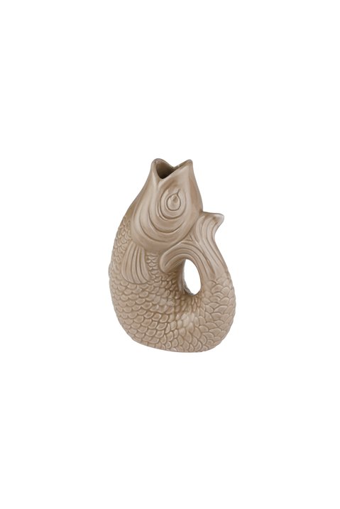 Monsieur Carafon, Fish, vase, XS, sandstone, 0,2 litre