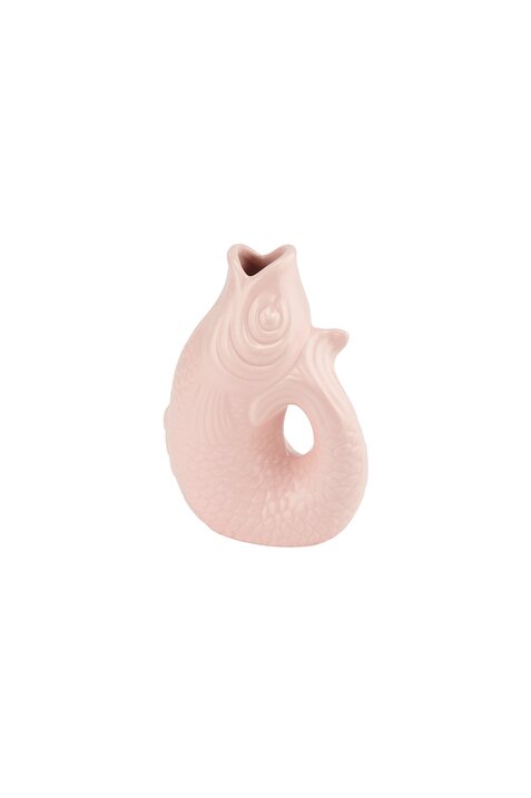 Monsieur Carafon, Fisch, Vase, XS, sea pink, 0,2 Liter