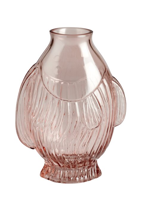 Jacquard, Fischvase M(H25cm), rosa, gs