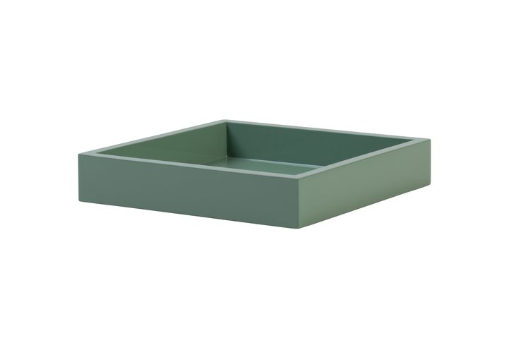 Spa, Tablett, S, quadratisch (19x19x3,5cm), sage