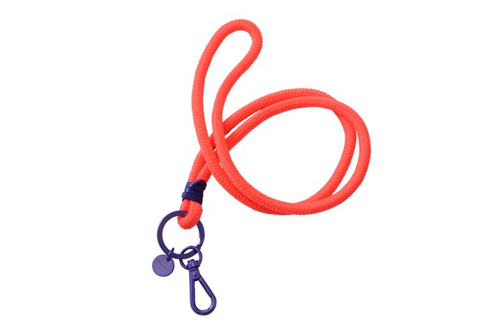 Metropolitan Neo Lanyard, orange/lila, mit Karabiner