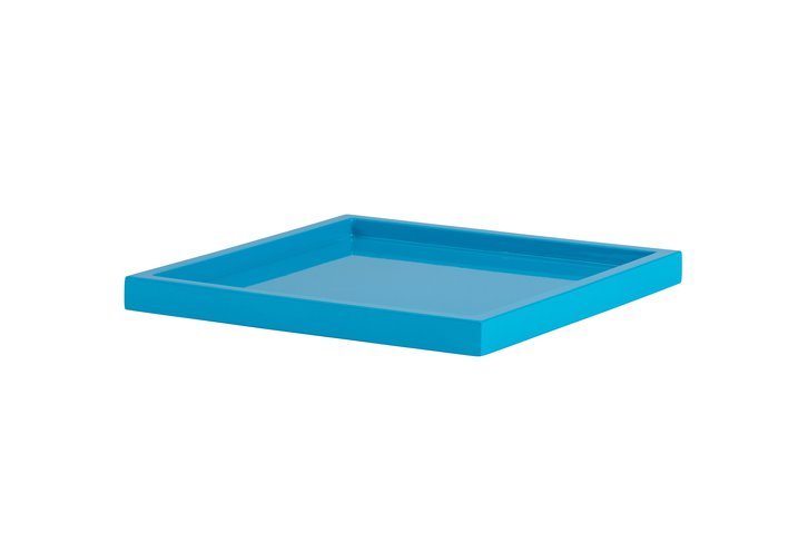 Spa, Tablett, S, flach, quadratisch, (19x19x1,5cm), lagoon