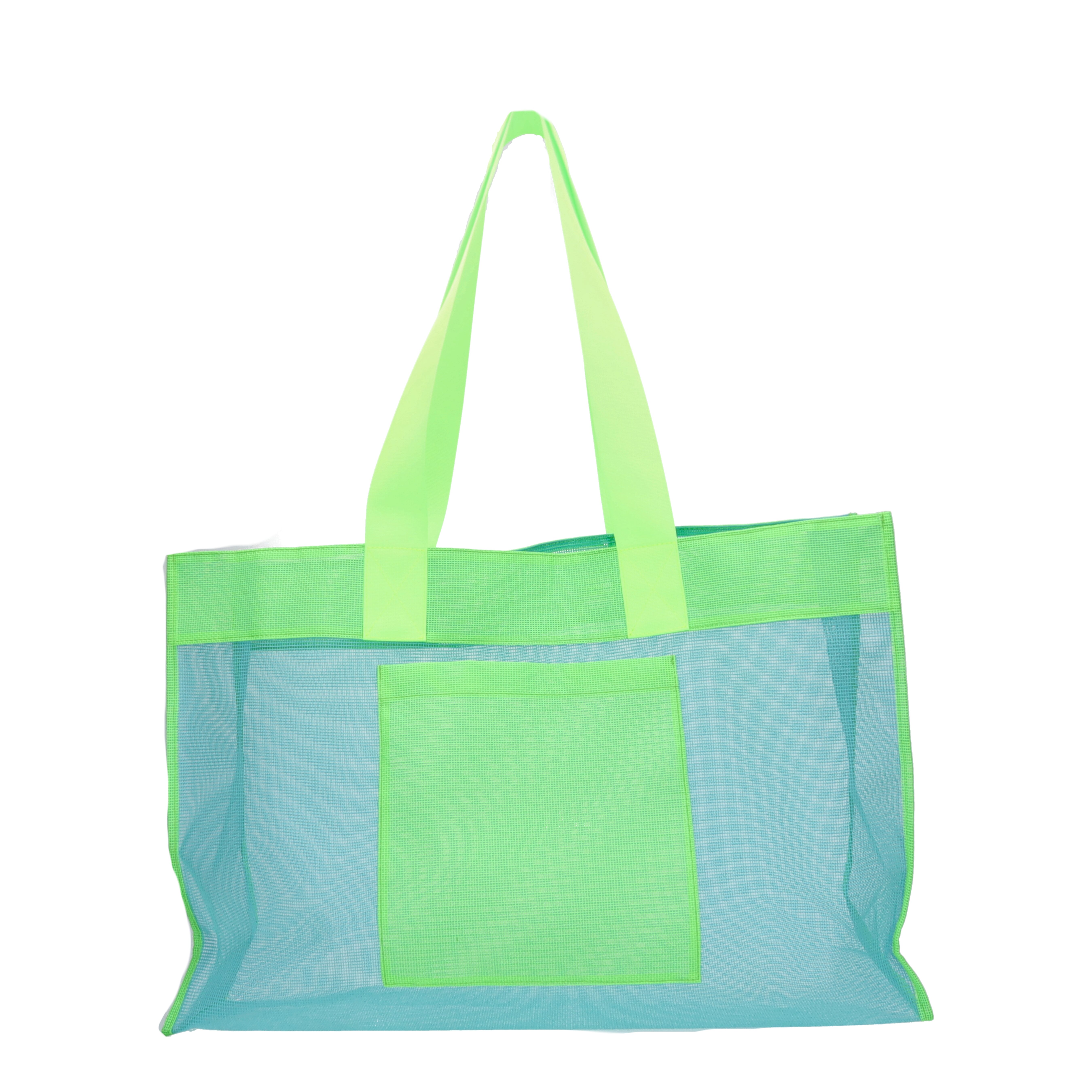 Voyage, Mesh Tasche, blau/grün