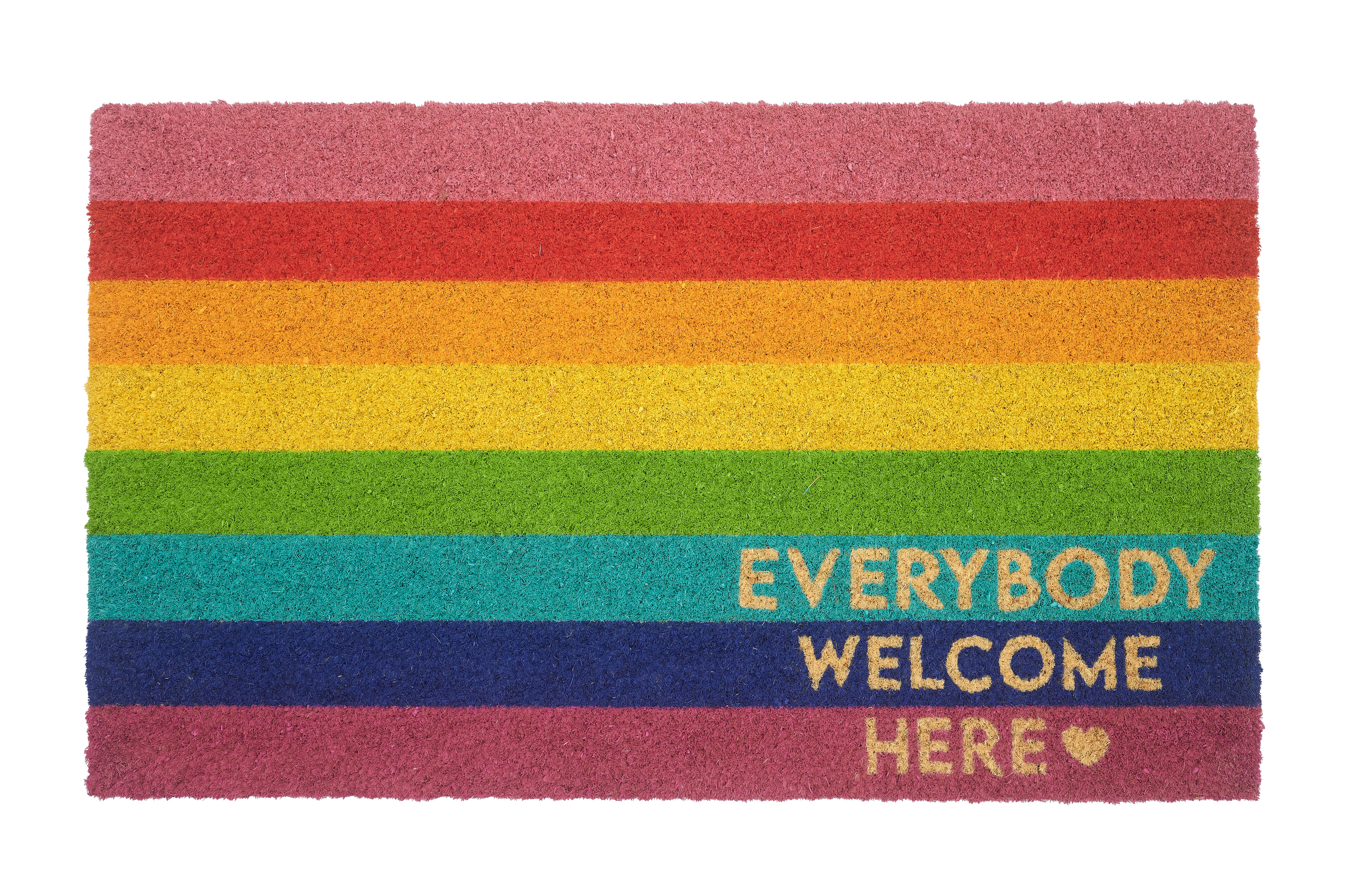 doormat, rainbow, multicolor