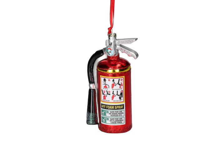 Hänger Feuerlöscher, rot