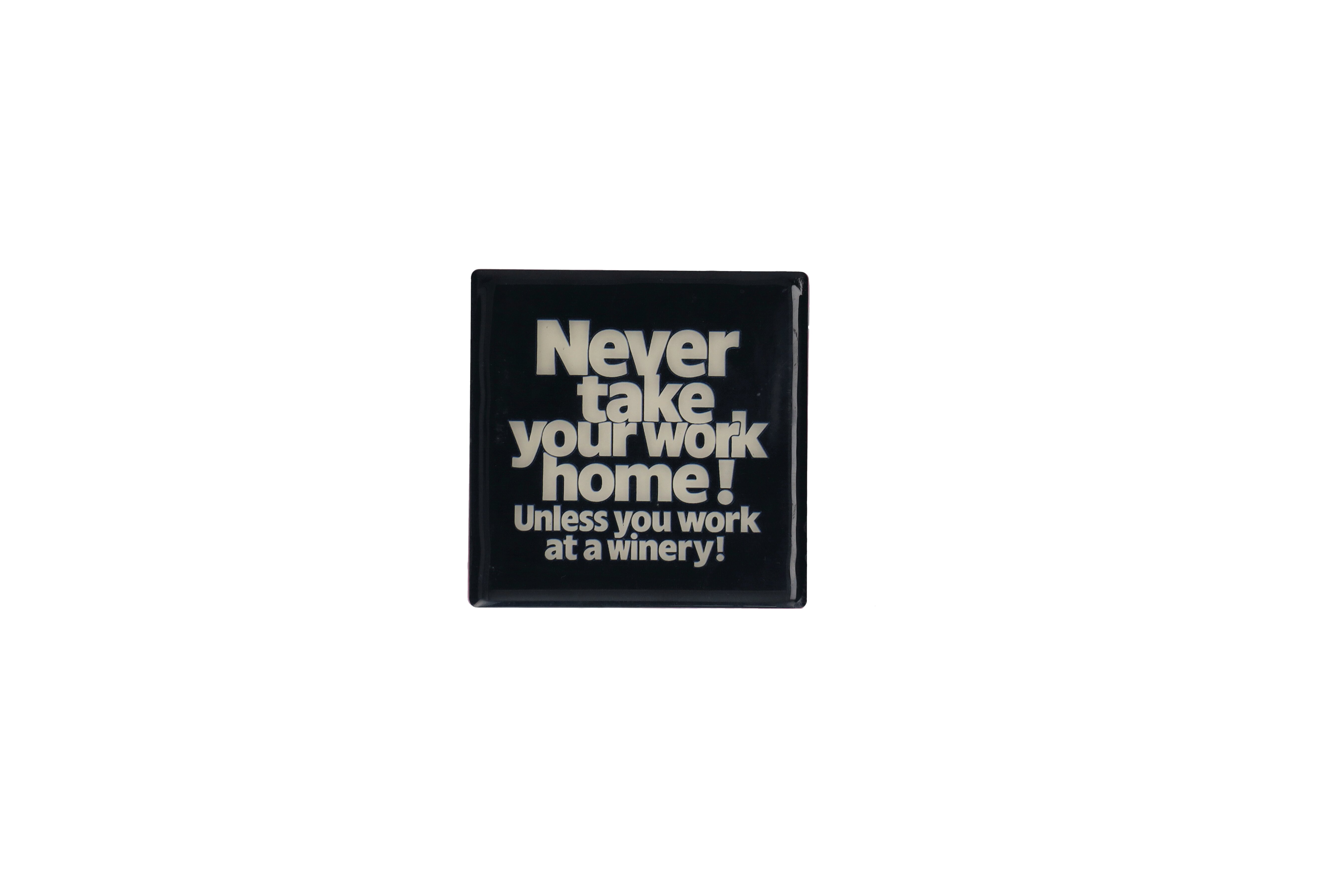 Love Tiles, Untersetzer, Motiv: Work, schwarz
