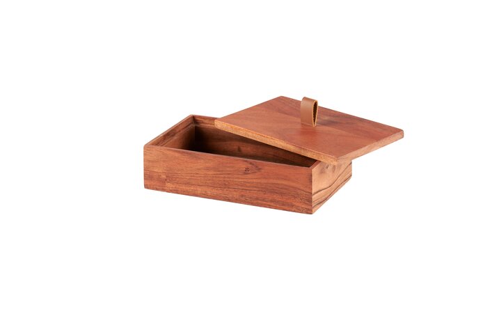 Bento, box, acacia wood, rectangular, nature