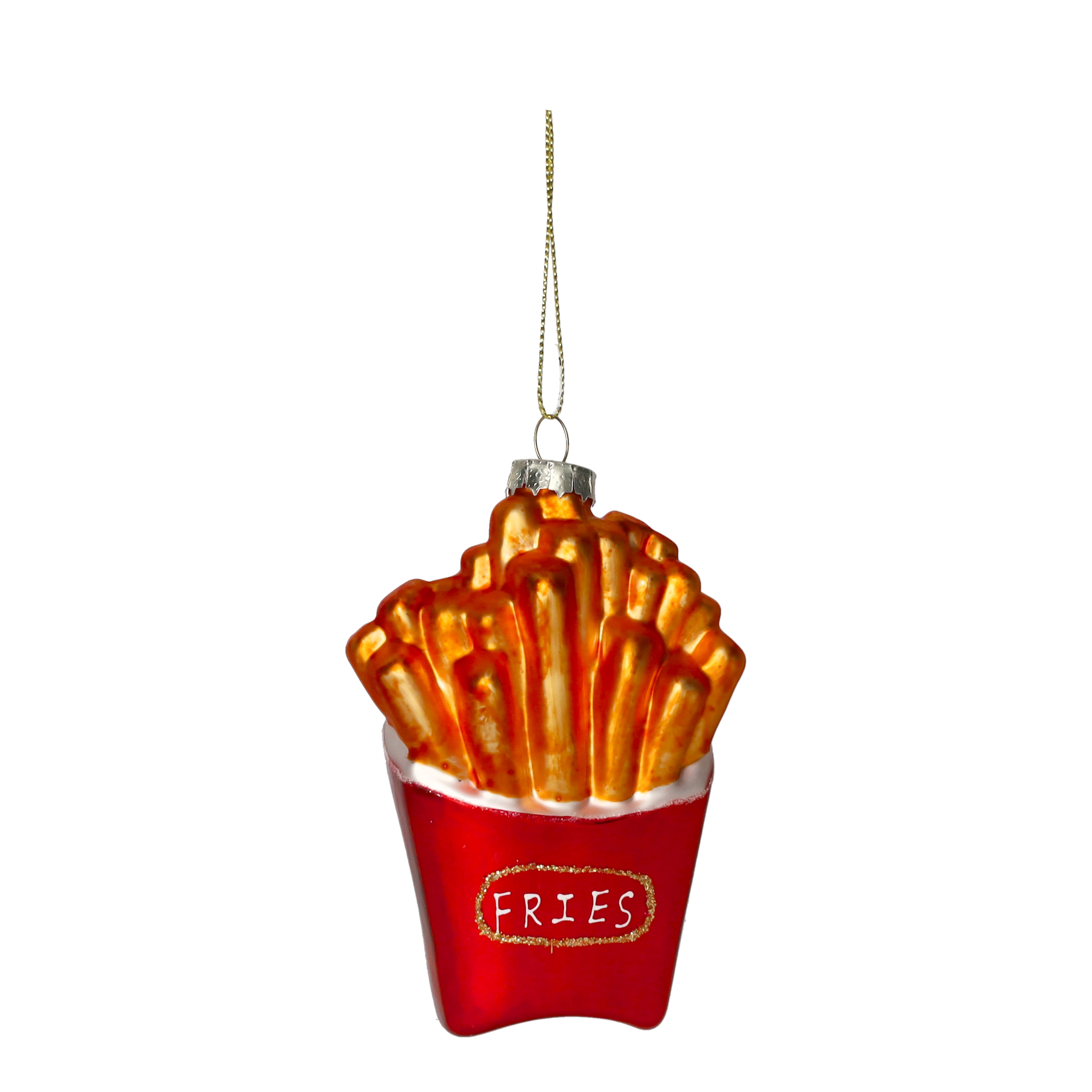 Hänger Pommes/Fries, rot