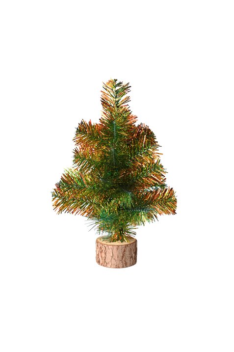Tinsel, Dekobaum, H30cm, grün