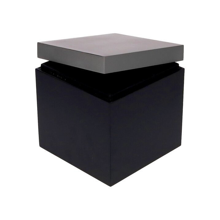 Neo, Box, S(13x13x13cm), 2 farbig, dunkelgrau/schwarz