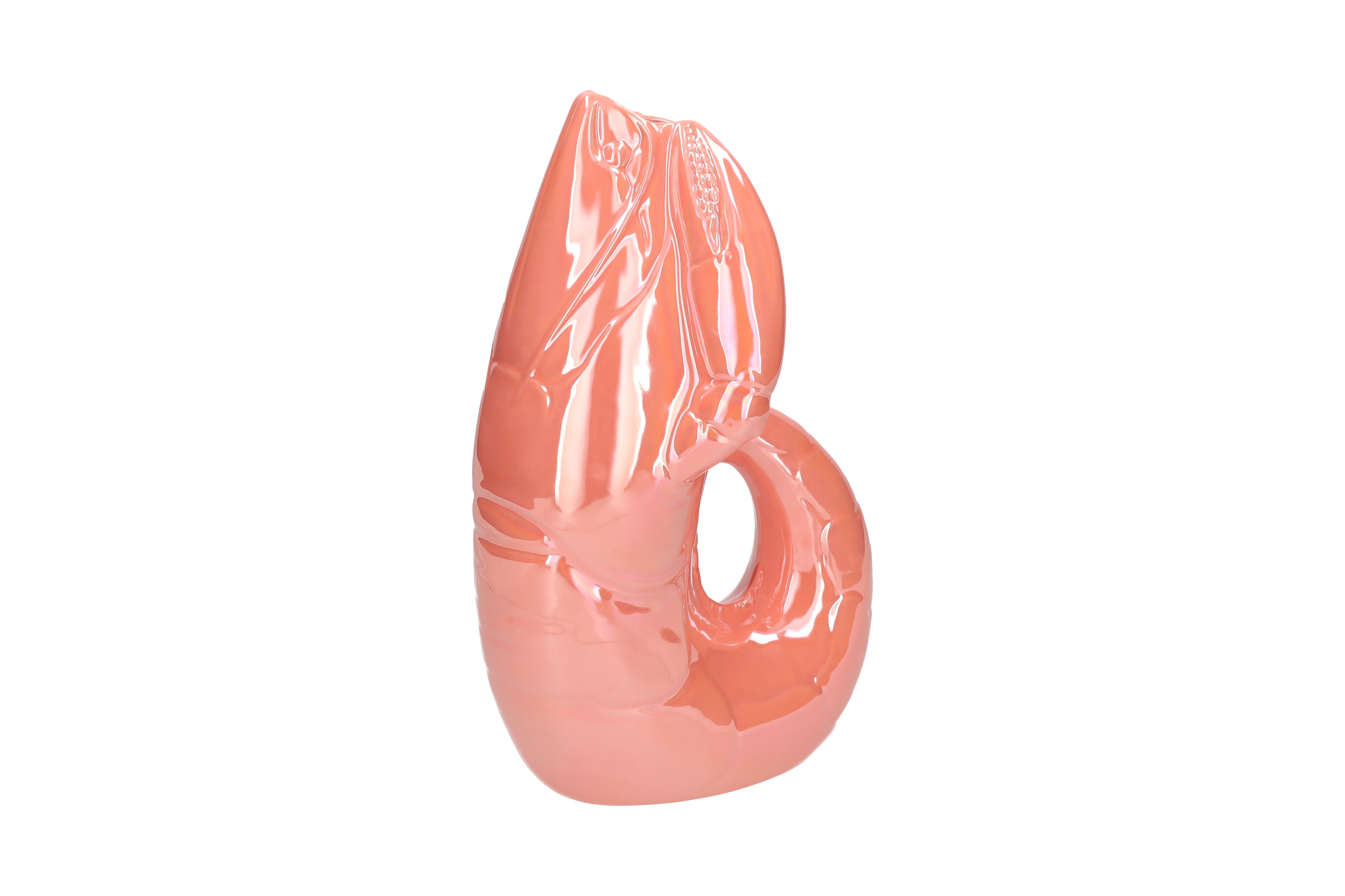 Madame Crevette, Hummer, Vase, L, salmon