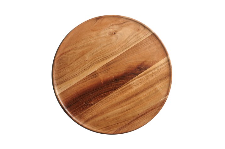 Bento, tray, M, acacia wood, round, nature