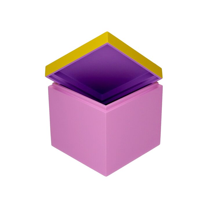 Neo, Box, S(13x13x13cm), 3 farbig, lila/gelb/rosa