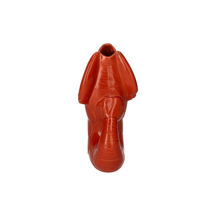 Madame Crevette, Hummer, Vase, S, orangerot