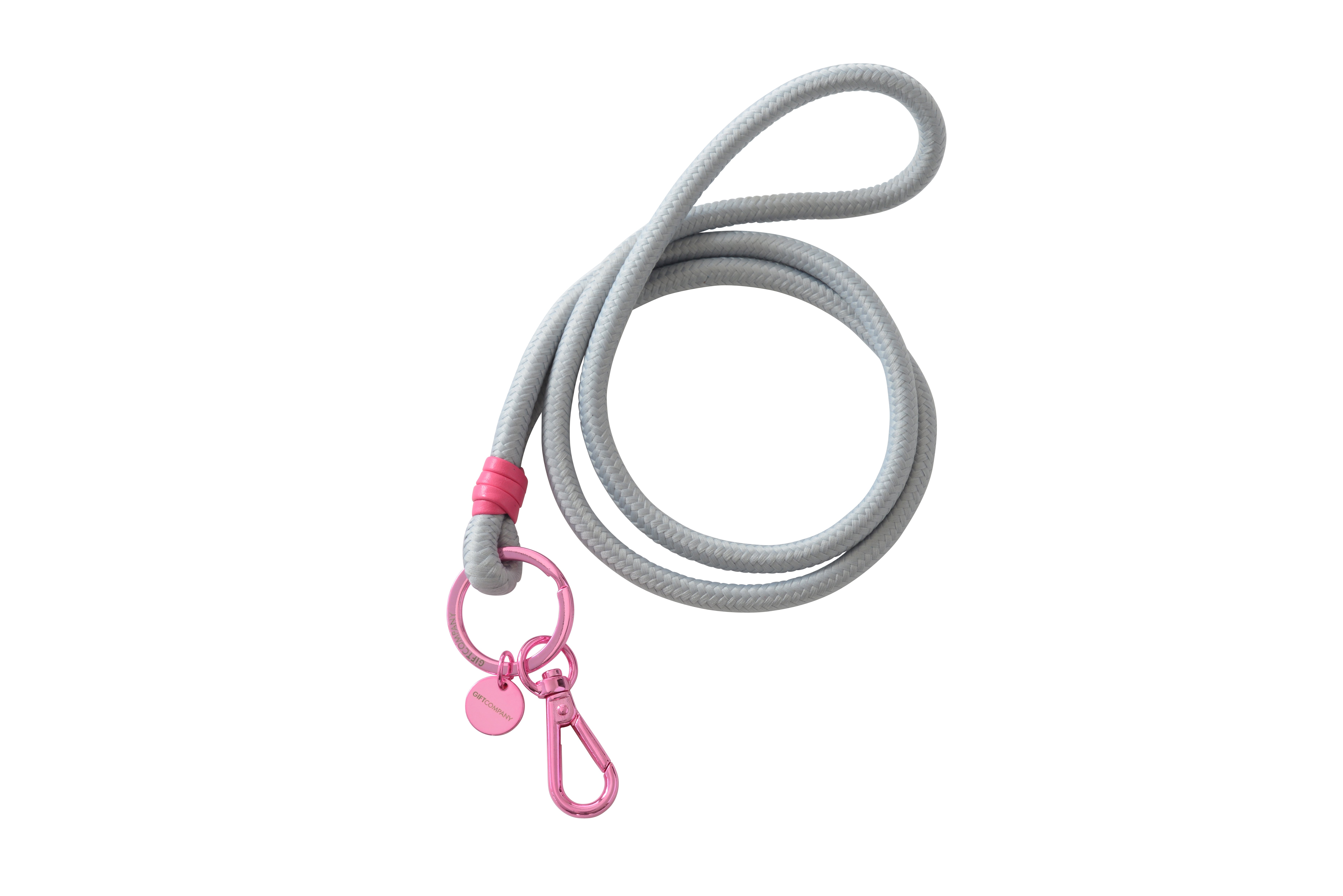Metropolitan Neo Lanyard, flannel/pink, mit Karabiner