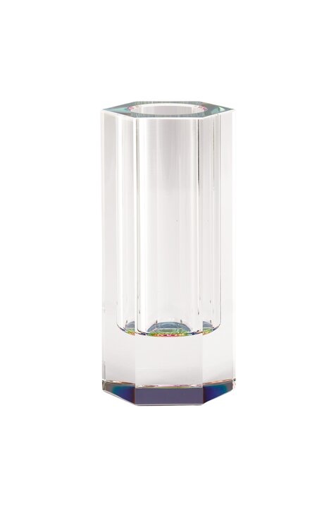 Dioptrics, Kristallglas-Vase, S(H12cm), Regenbogen, transparent