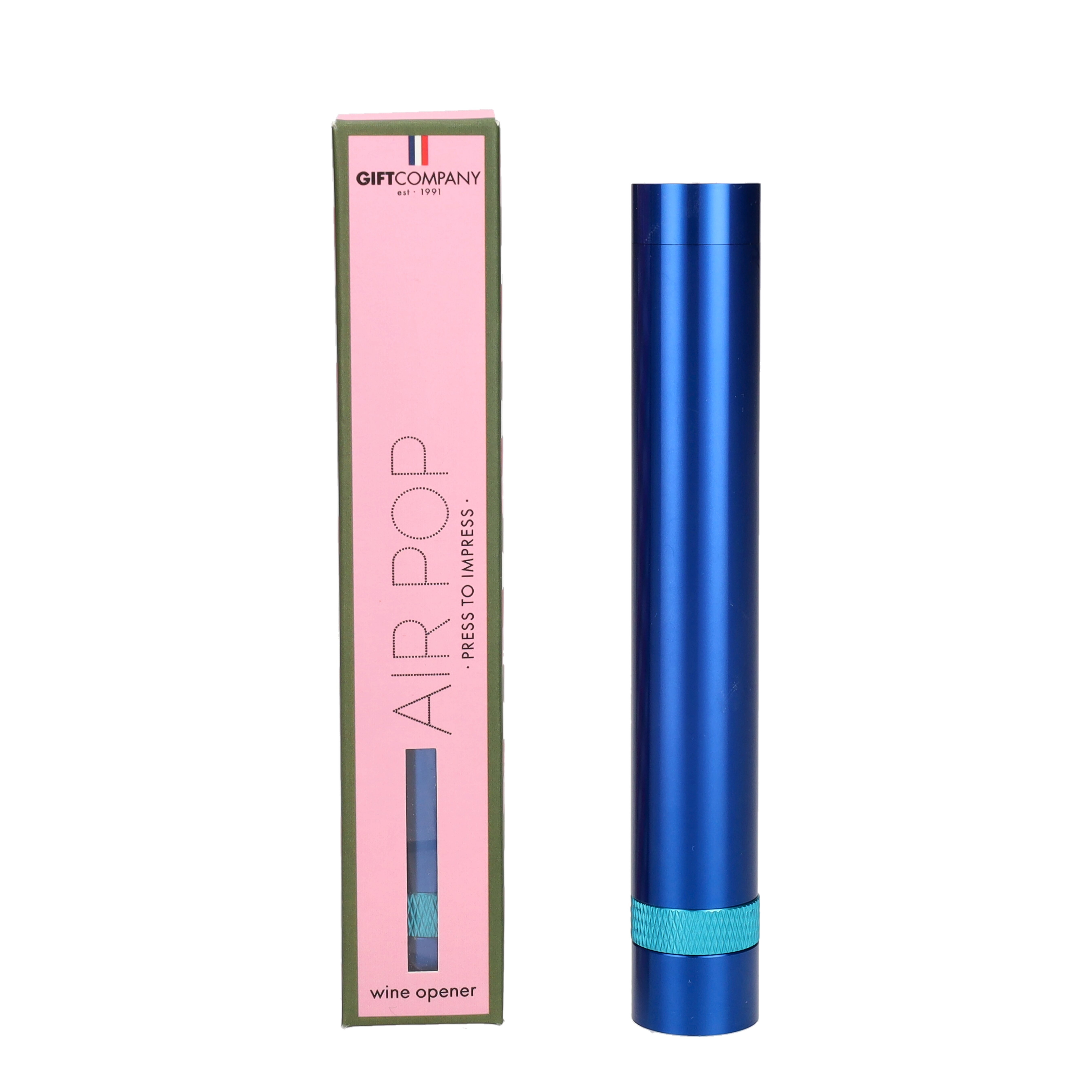 Air Pop, Weinöffner, blau