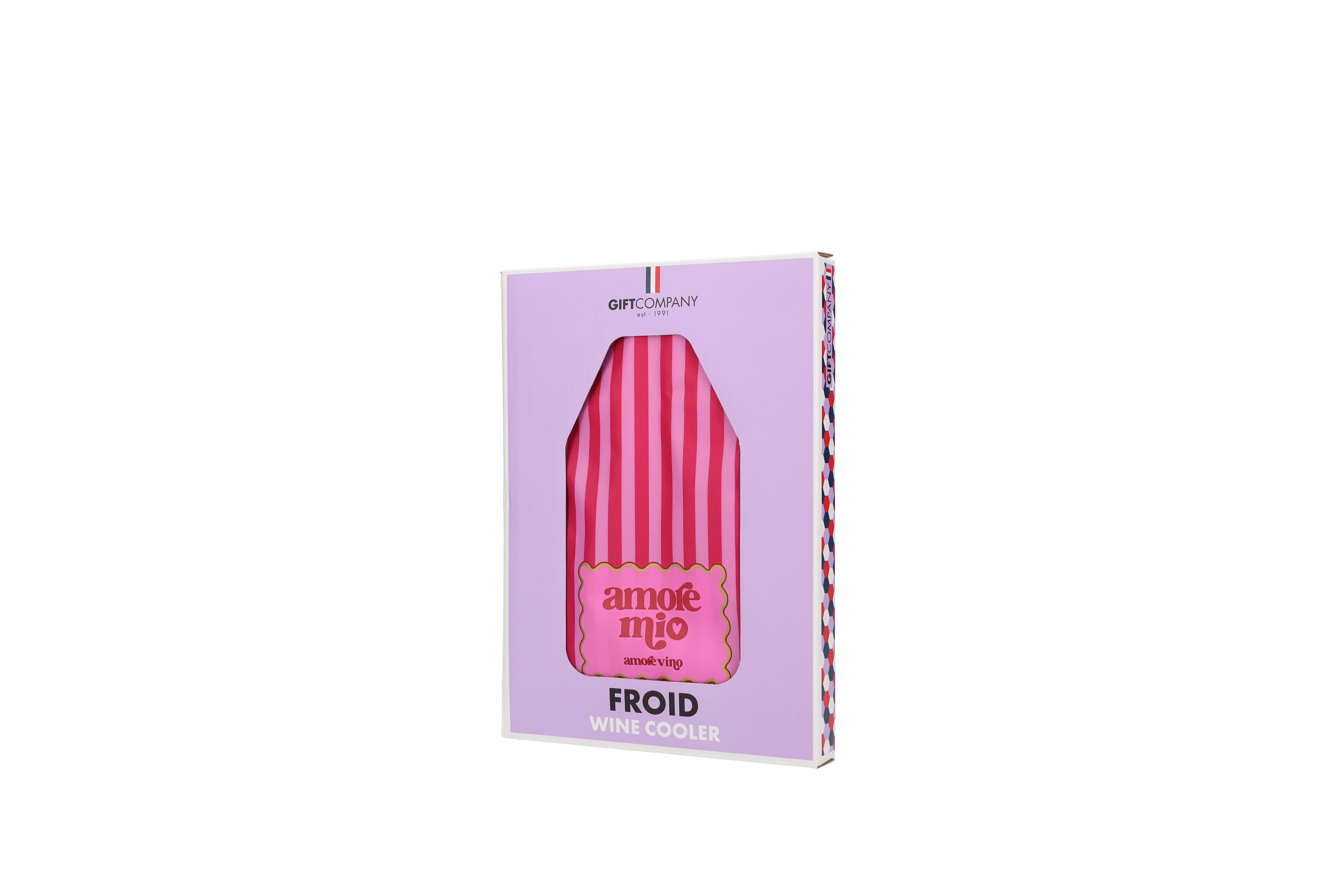Froid, cooling sleeve, motive: amore mio, neon pink/fuchsia