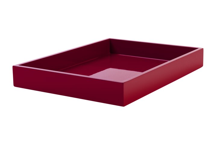 Spa, Tablett, M, rechteckig (40,4x29,3x5cm), rot