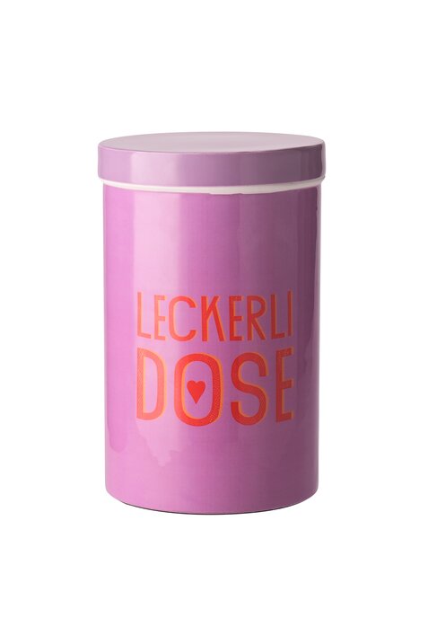 Love Pets, treat box, motive: Leckerlidose, pink lavender