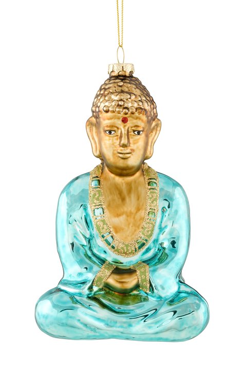 Hanger buddha, turquoise