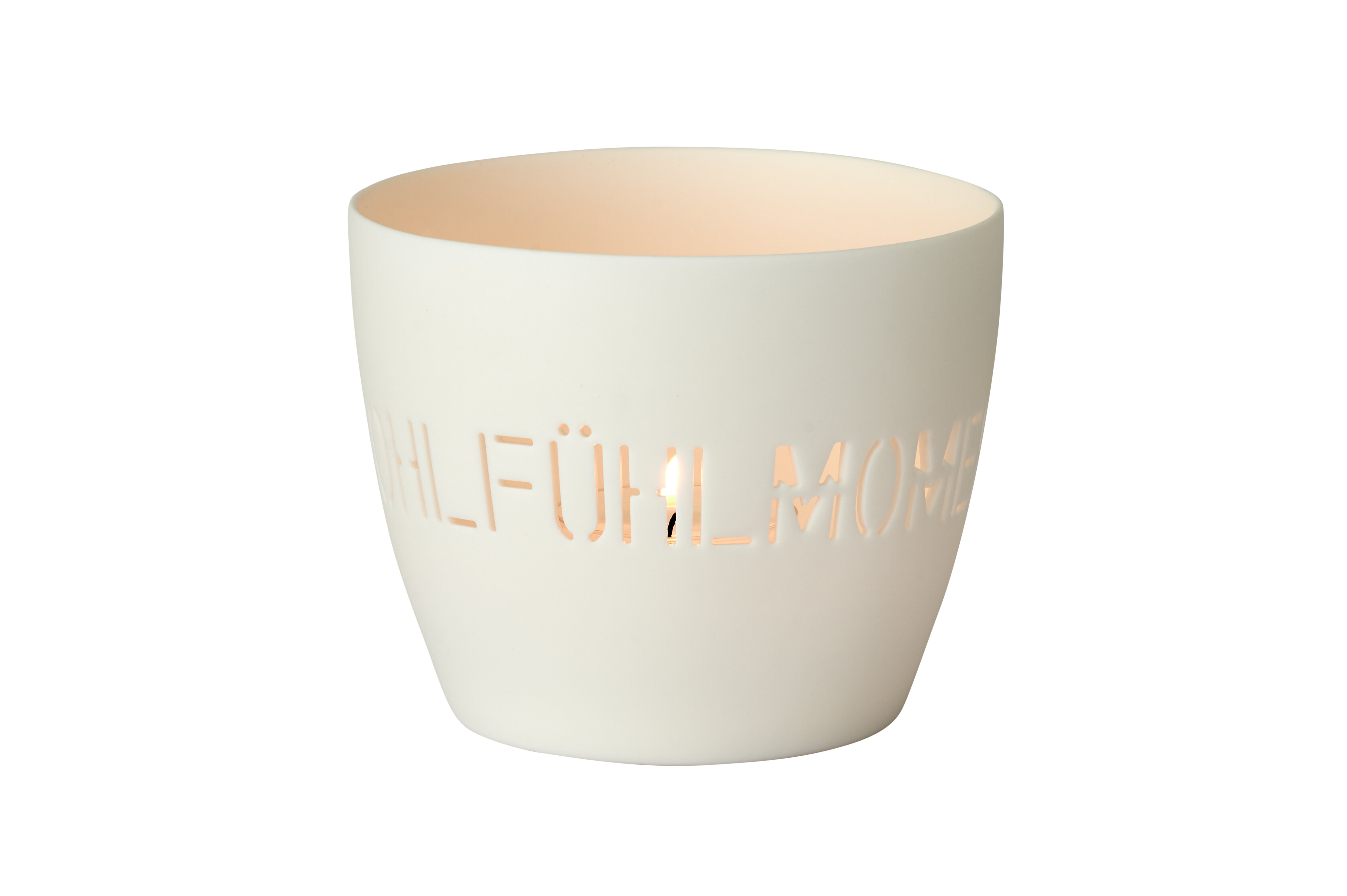 Agra, votive, Wohlfühlmoment, porcelain, white