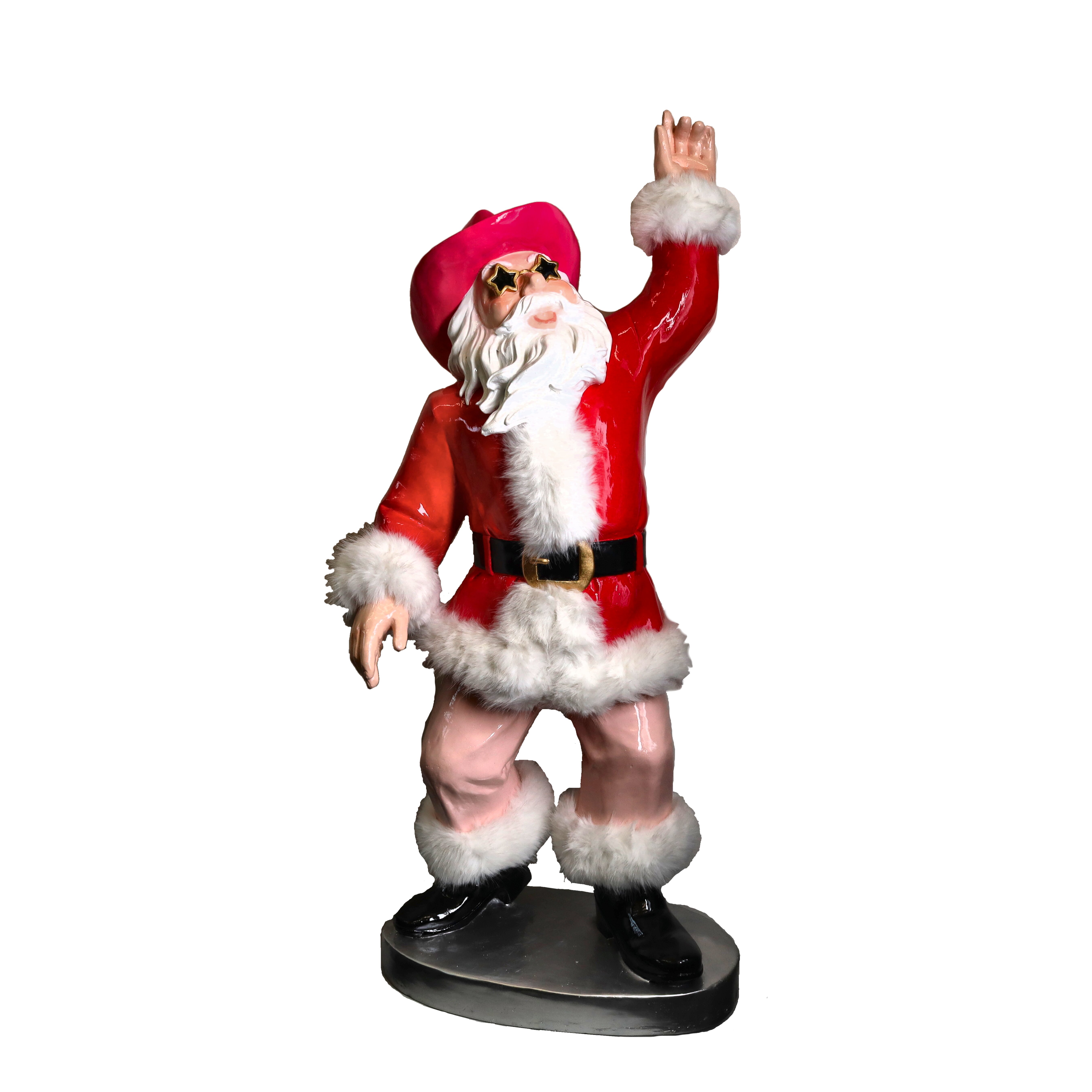 Dancing santa, H100,50cm, red