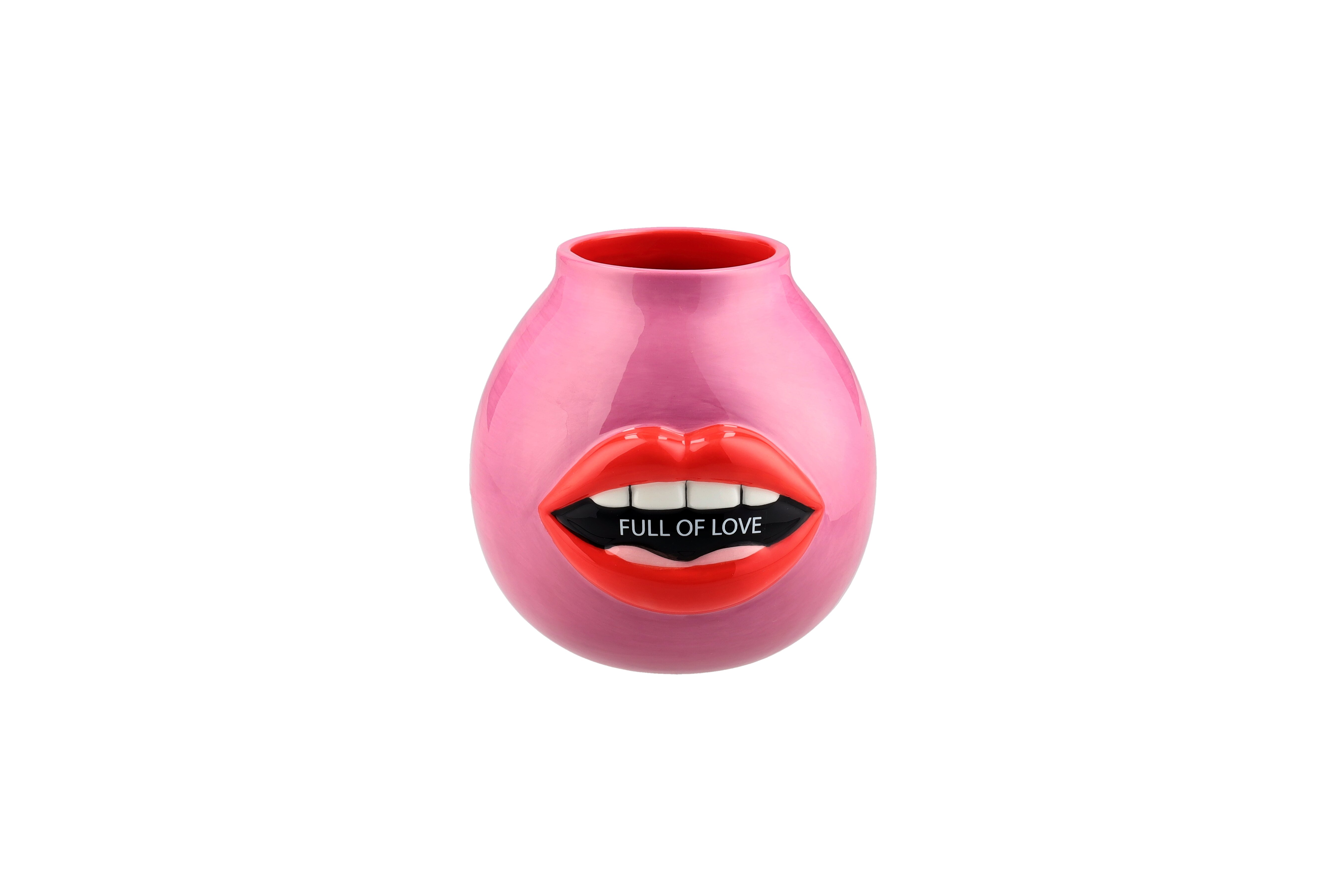 Artisan, Vase, Full of love/ Mund, S, altrosa