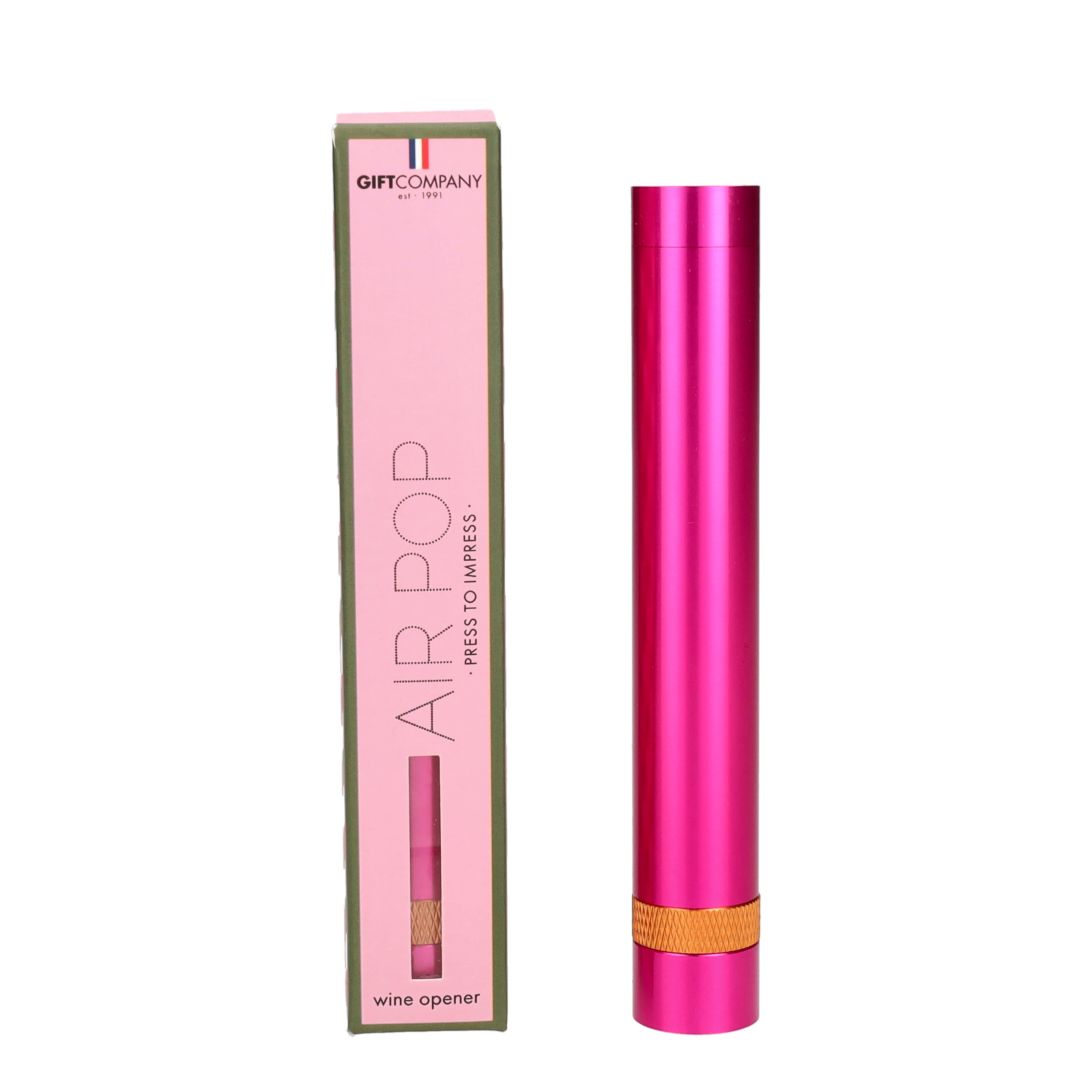Air Pop, Weinöffner, neon pink