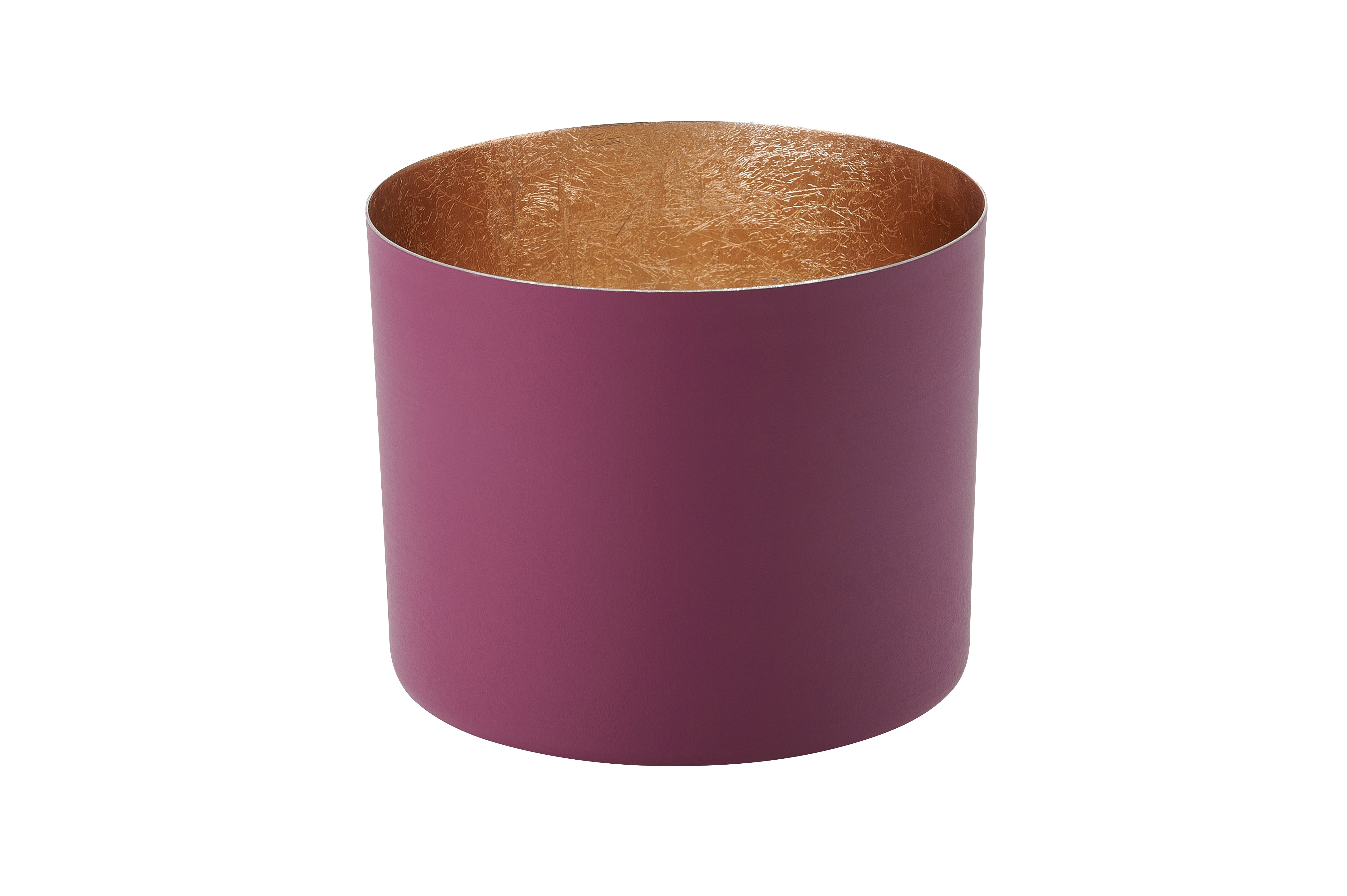 Chennai, votive L, burgundy/gold