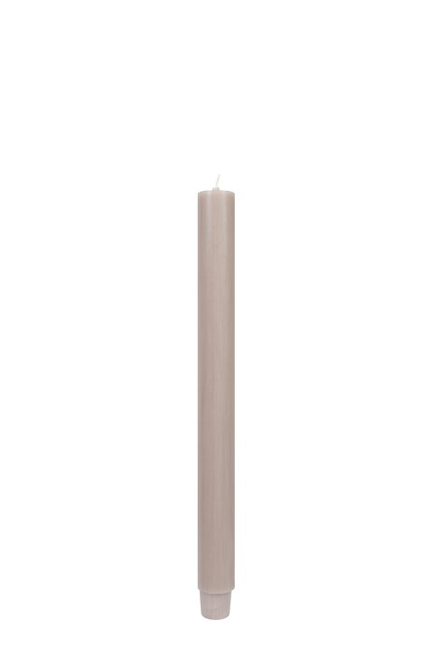 Taper Candle, L29cm, grey