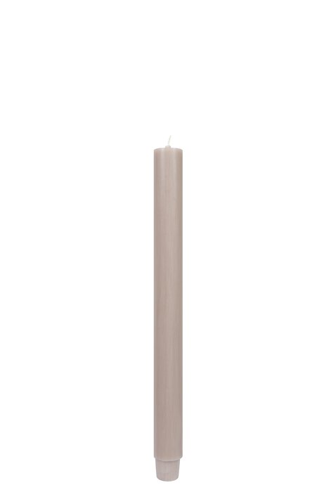 Taper Candle, L29cm, grey