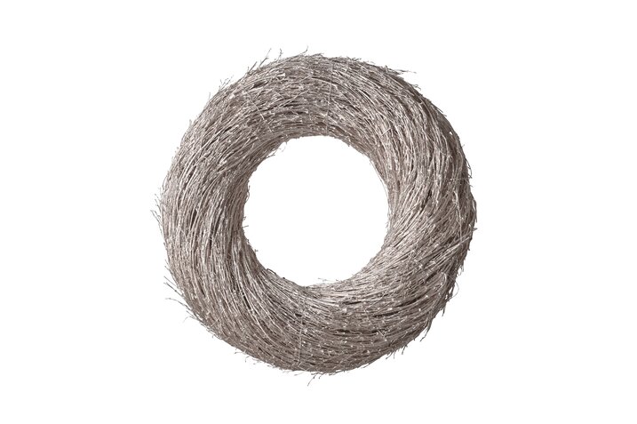 Hey, Kranz, L, D55cm, silber