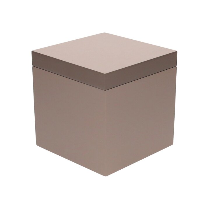 Neo, Box, S(13x13x13cm), 2 tone, sandstone/gray