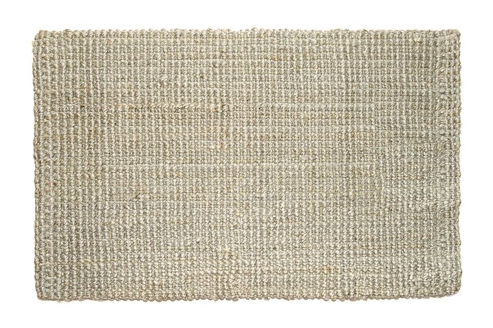 Hampton, Jute Matte, L 90x60, grau