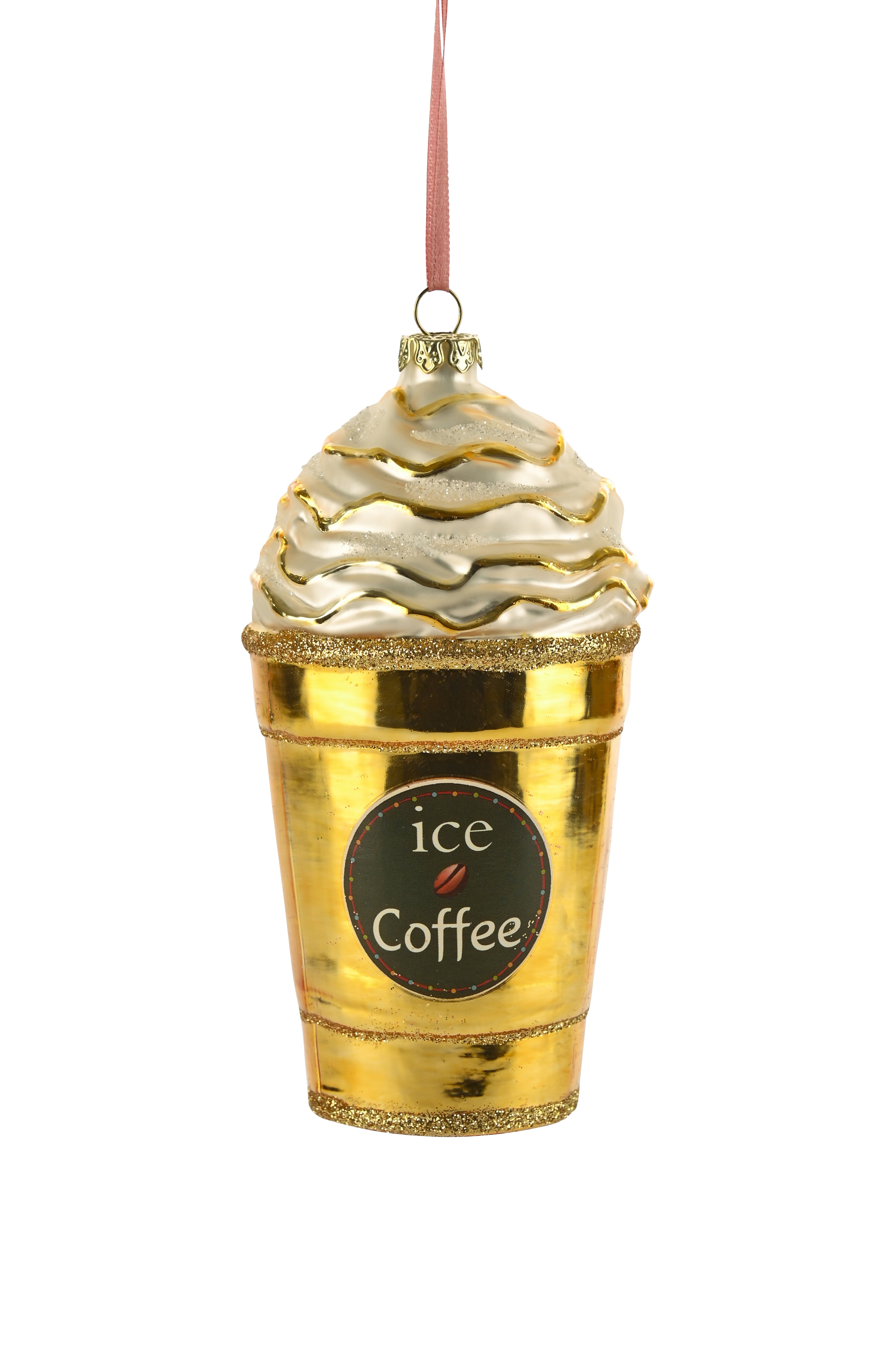 Hänger Iced Coffee, gold