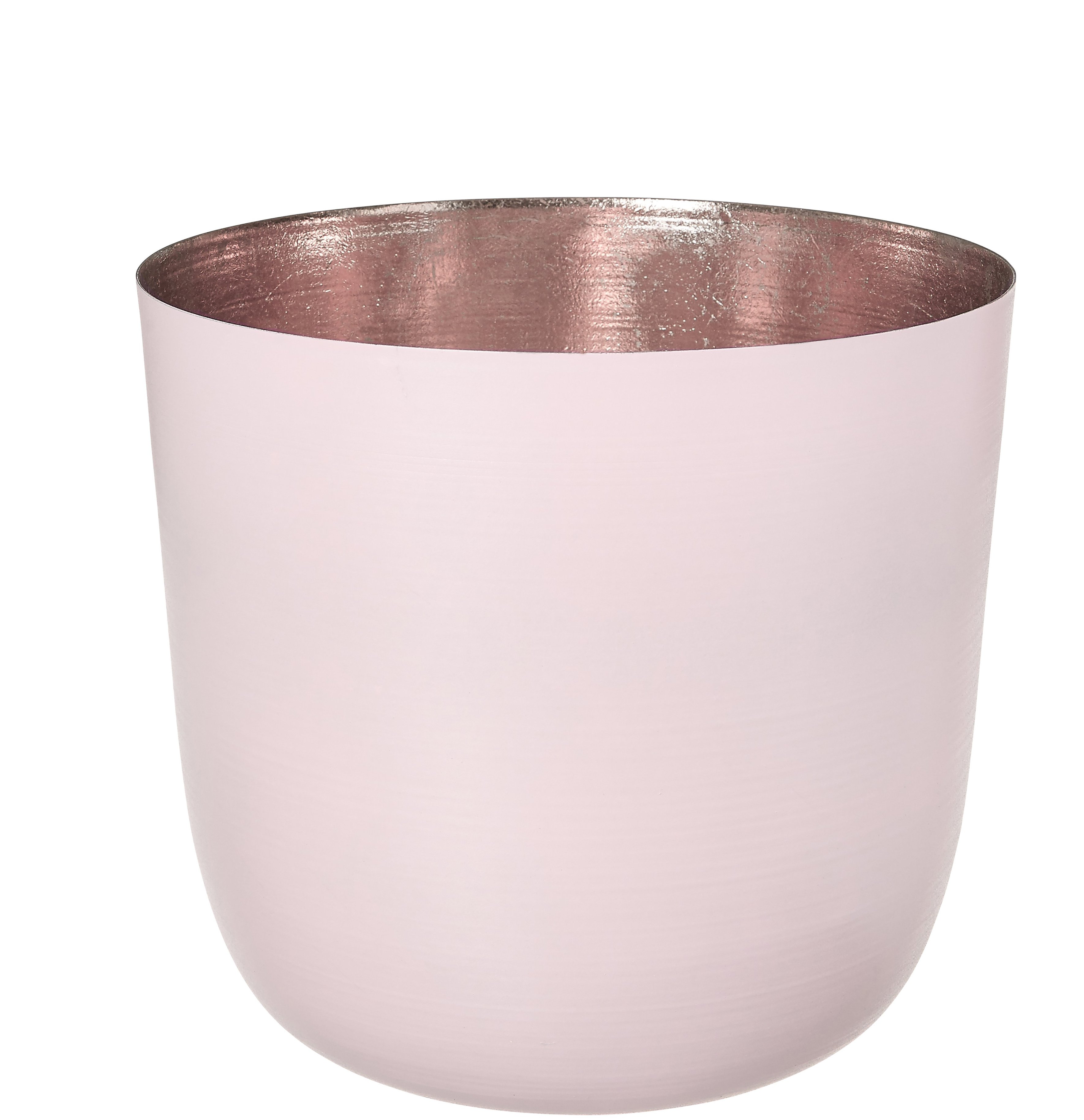 Madras, Windlicht, L, blush/rosé