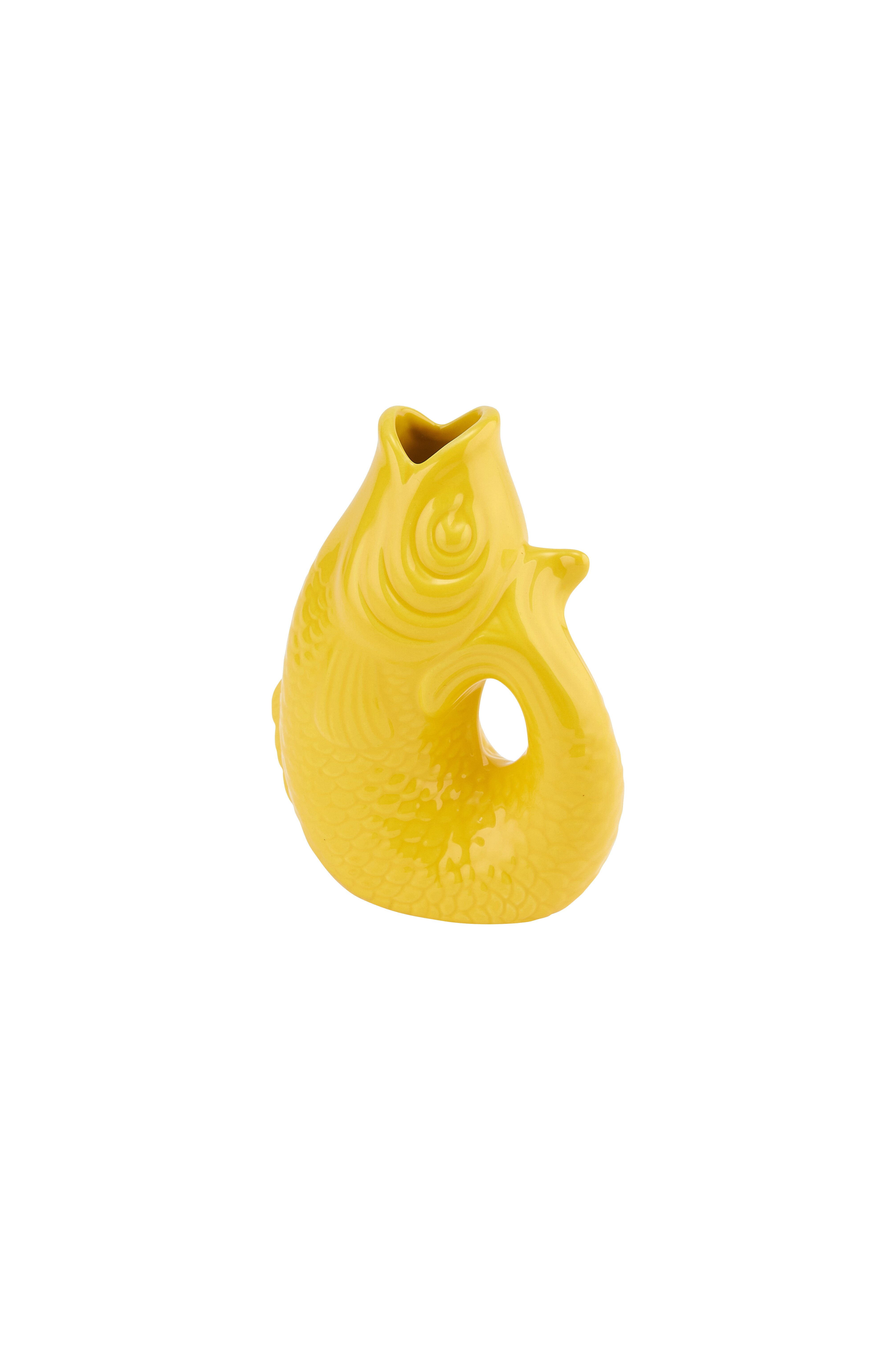 Monsieur Carafon, Fisch, Vase, XS, tuscan sun, 0,2 Liter