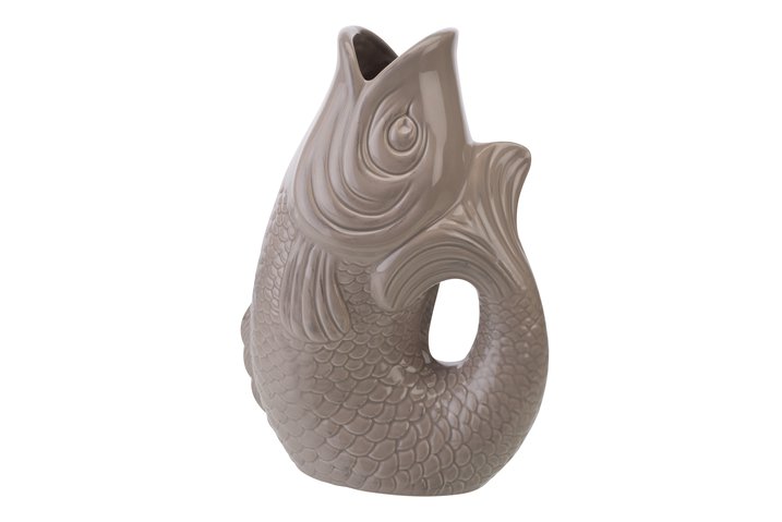 Monsieur Carafon, Fish, Vase, L, sandstone, 2,7 Litre