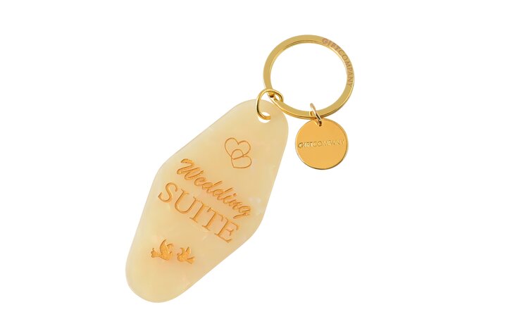 Key club by GC, Wedding suite, keyring, cream