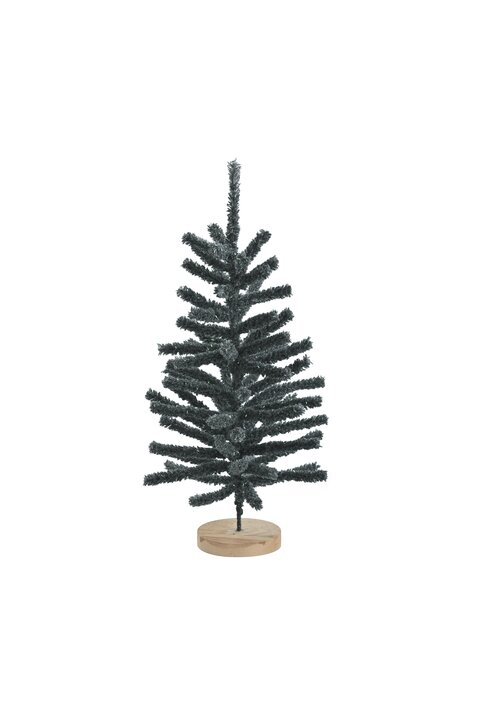 Silva, Deko-Weihnachtsbaum, beflockt, H45cm, grau