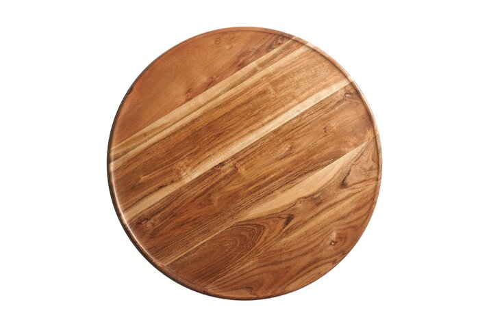 Bento, tray, L, acacia wood, round, nature