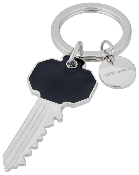 Key, keyring mens, black