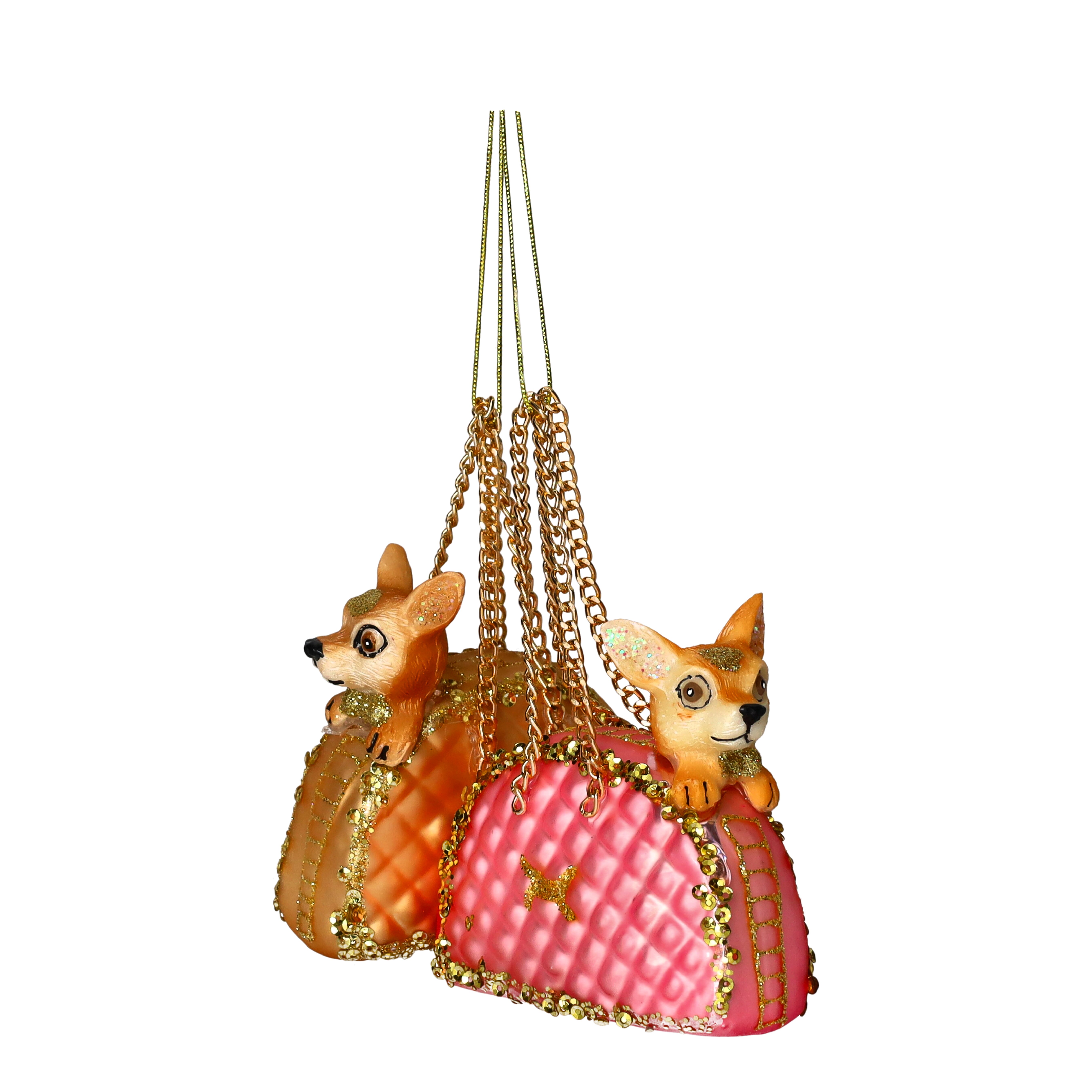 Hänger Hund in Handtasche, 2fach sortiert