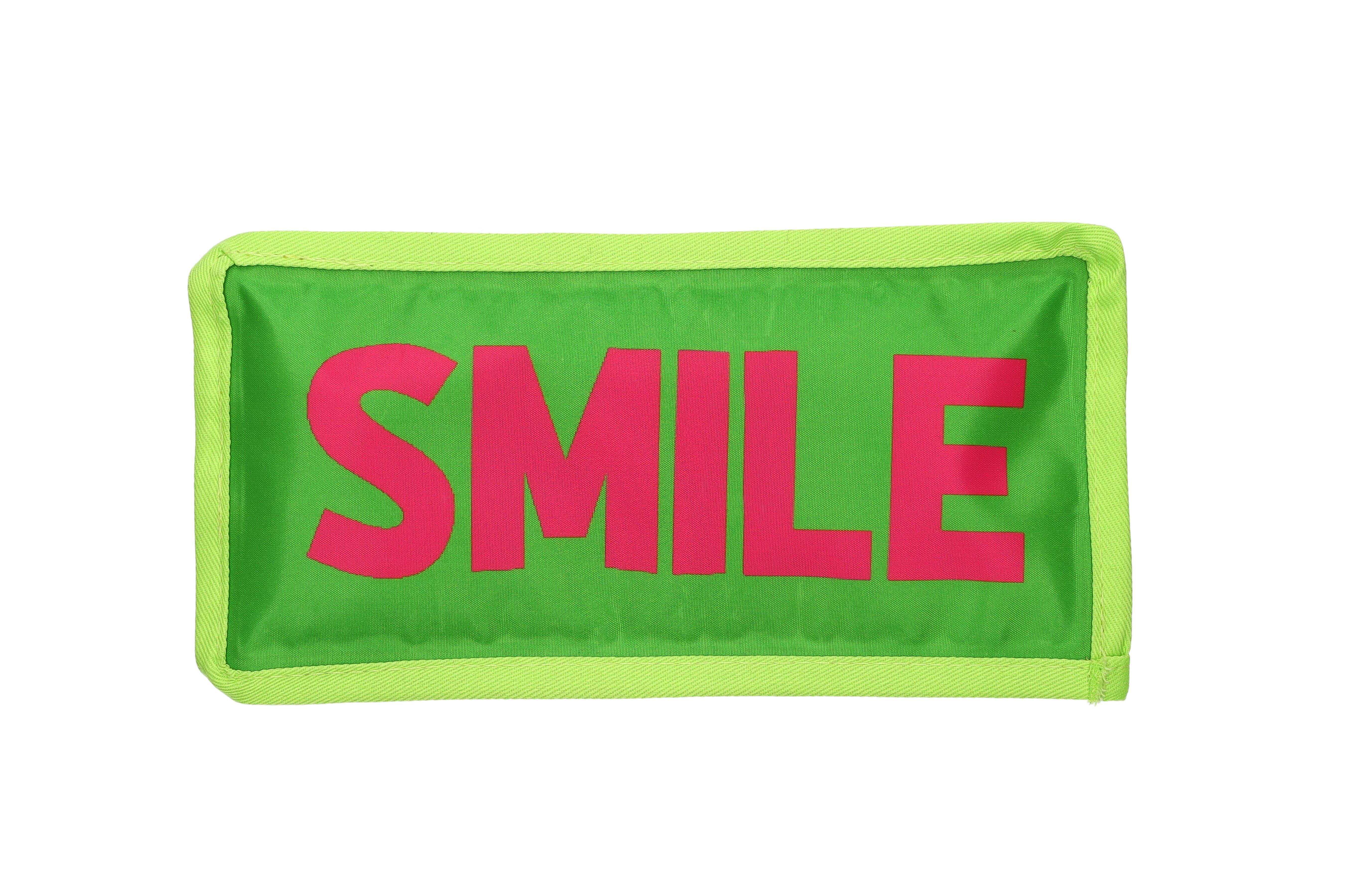 Petit Froid, refreshing pad m, motive: smile, hot pink/green
