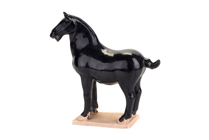 Ma, Deko-Pferd, schwarz